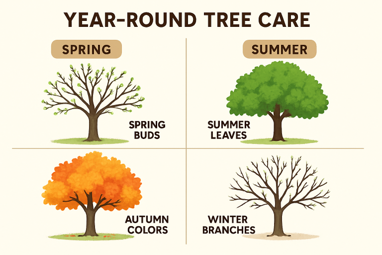 Safe and Smart Tree Care Tips for Every Season - The Dedicated House