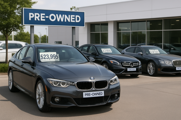 pre-owned luxury vehicle