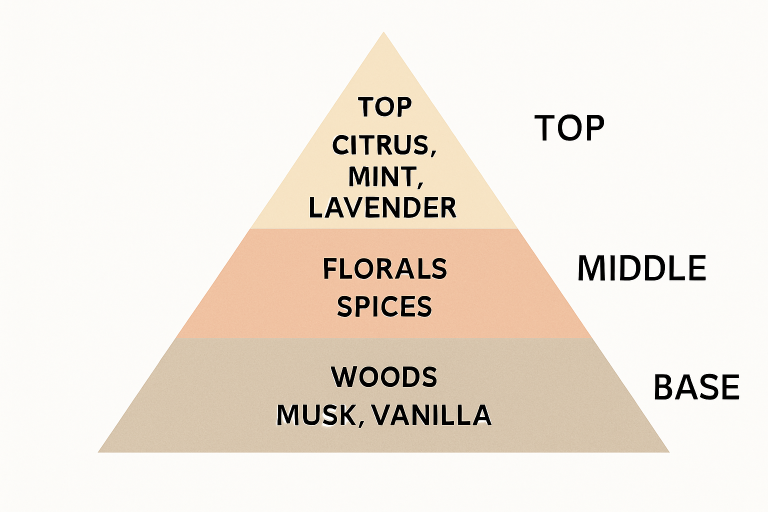 Top Notes Middle Notes Base Notes Examples Fragrance Notes: Top, Middle, and Base Layers - Tamara Like Camera