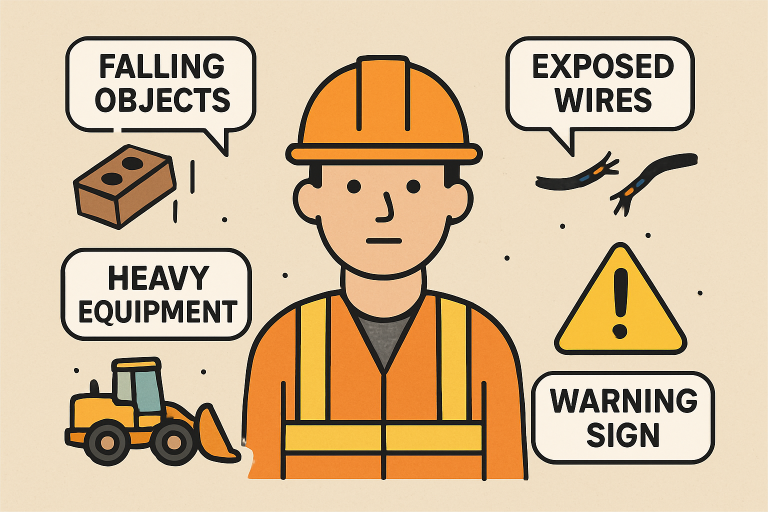 Construction sites injuries