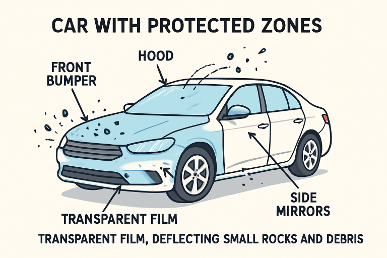 How Paint Protection Films Prevent Chips from Gravel and Debris