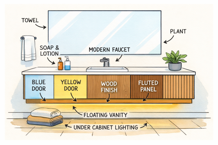 Modern Bathroom Cabinet Trends