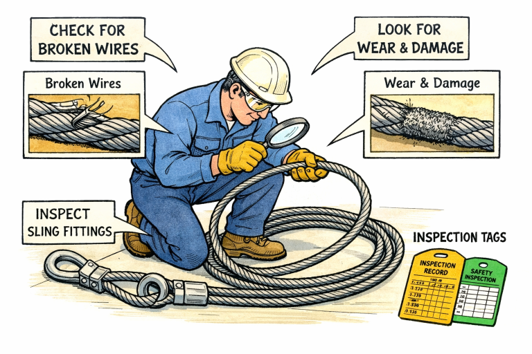 Safe Rigging Practices for Wire Rope Slings