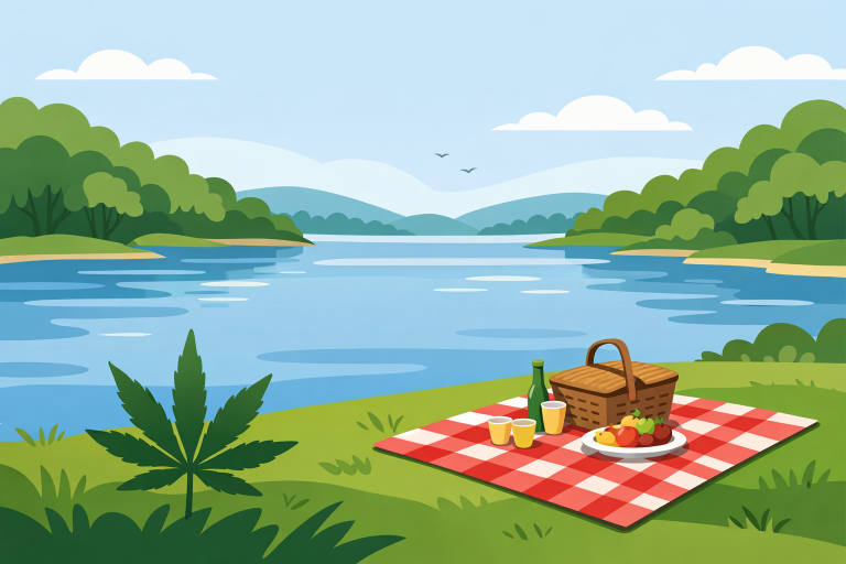 The Best Cannabis Strains for a Relaxing Day at Lake Lenape Park
