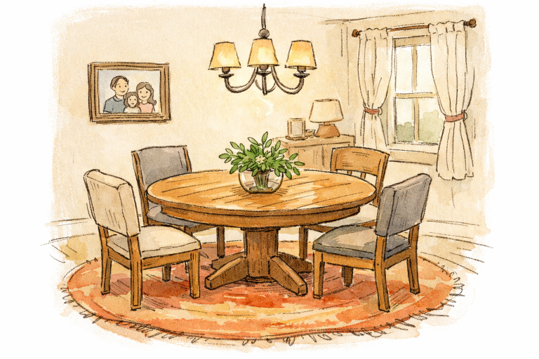 Warm and Welcoming Dining Room