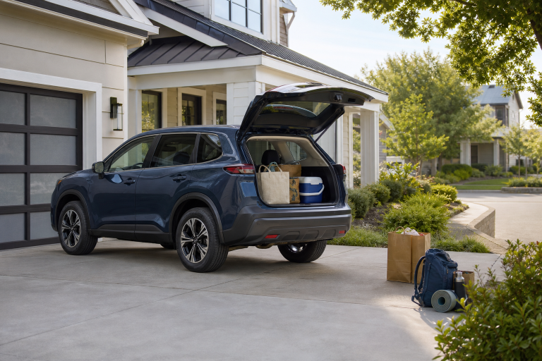 How To Choose A Vehicle That Fits Your Commute, Budget, And Weekend Plans 1 car being packed to go on a trip